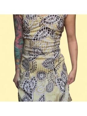 American Vintage Women's Yellow and Multi Dress